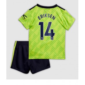 Manchester United Christian Eriksen #14 babykläder Tredje Tröja barn 2022-23 Korta ärmar (+ Korta byxor)